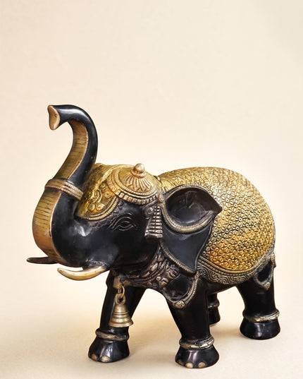Brass Elephant with Bell - WL2434