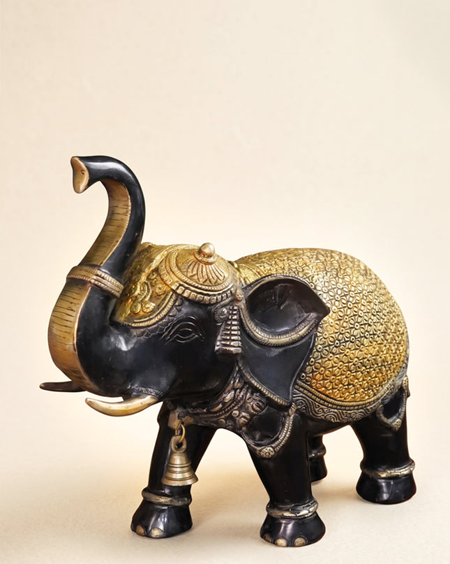 Brass Elephant with Bell - WL2434
