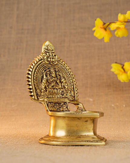 Brass Gajalakshmi Diya - WL2782