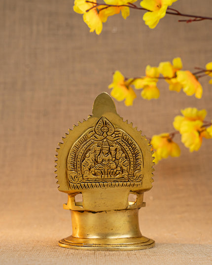 Brass Gajalakshmi Diya - WL2782