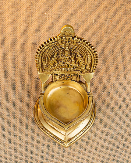 Brass Gajalakshmi Diya - WL2782
