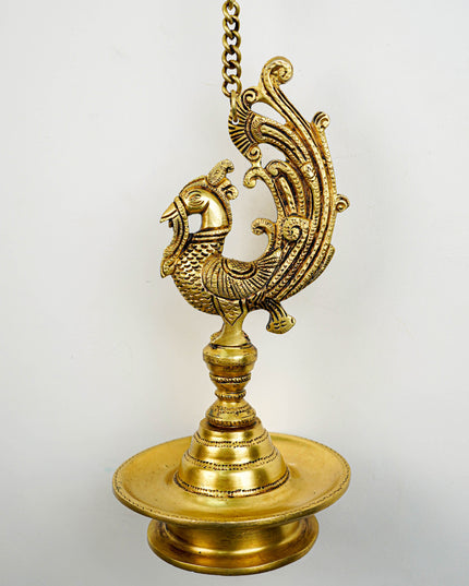 Brass Annapakshi Hanging Diya - WL2933