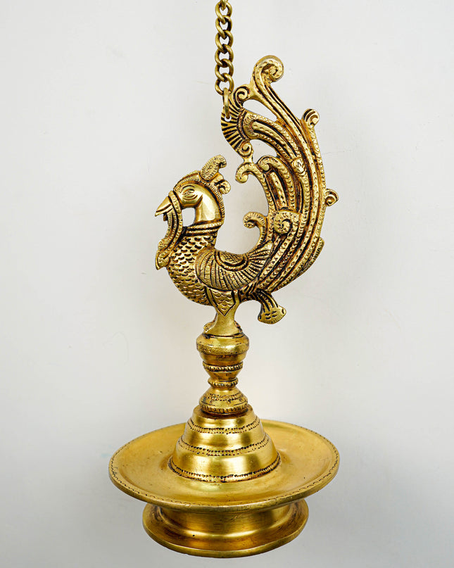 Brass Annapakshi Hanging Diya - WL2933