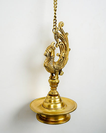Brass Annapakshi Hanging Diya - WL2933