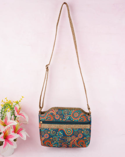 Printed Fabric Sling Bag - WL3015