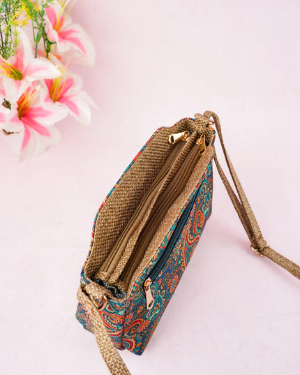 Printed Fabric Sling Bag - WL3015