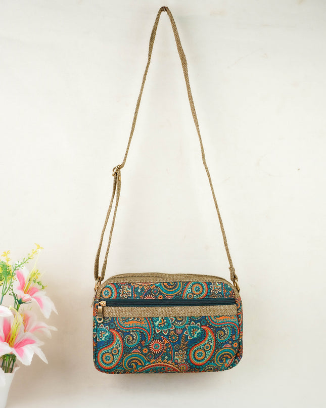 Printed Fabric Sling Bag - WL3030