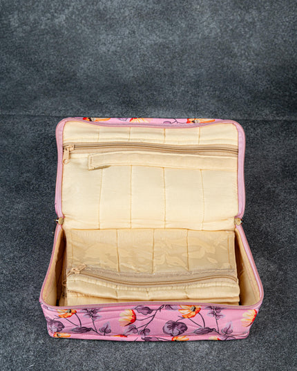 Floral Designed Jewel Pouch - WL3151-2