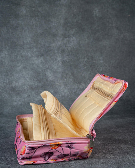 Floral Designed Jewel Pouch - WL3151-2