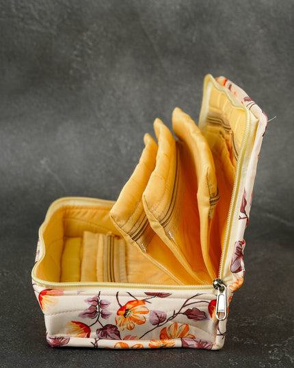 Floral Designed Jewel Pouch - WL3151-2