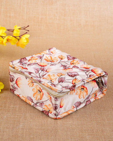 Floral Designed Jewel Pouch - WL3151-1