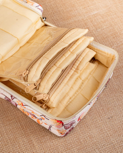 Floral Designed Jewel Pouch - WL3151-1