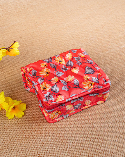 Floral Designed Jewel Pouch - WL3151-1