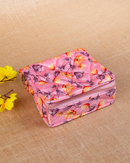 Floral Designed Jewel Pouch - WL3151-1