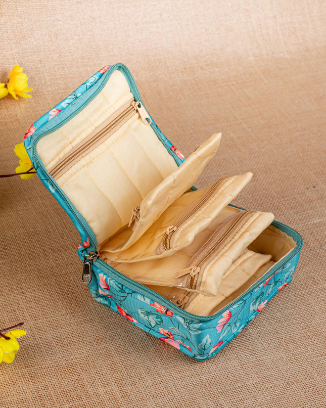 Floral Designed Jewel Pouch - WL3151-1