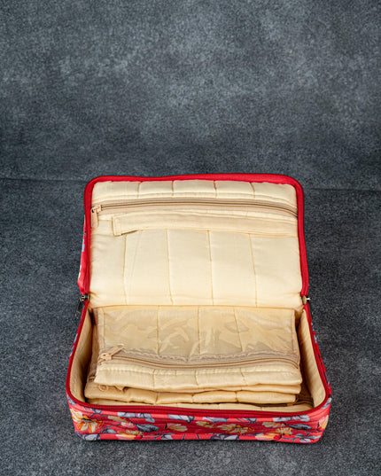 Floral Designed Jewel Pouch - WL3151-2