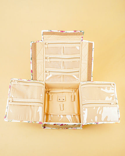 Foldable Jewel Pouch with Handle (8.5x8) - WL3220