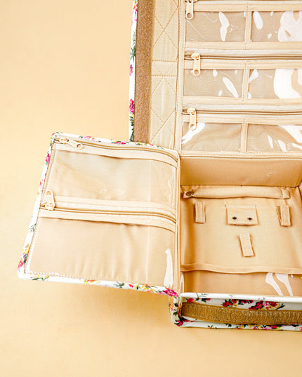 Foldable Jewel Pouch with Handle (8.5x8) - WL3220