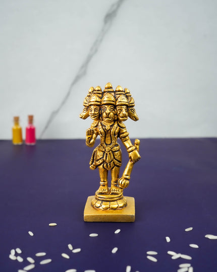 Brass Panchmukhi Hanuman - WL3271