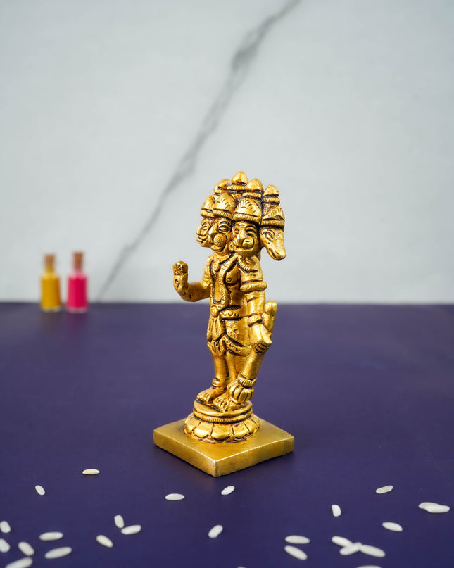 Brass Panchmukhi Hanuman - WL3271