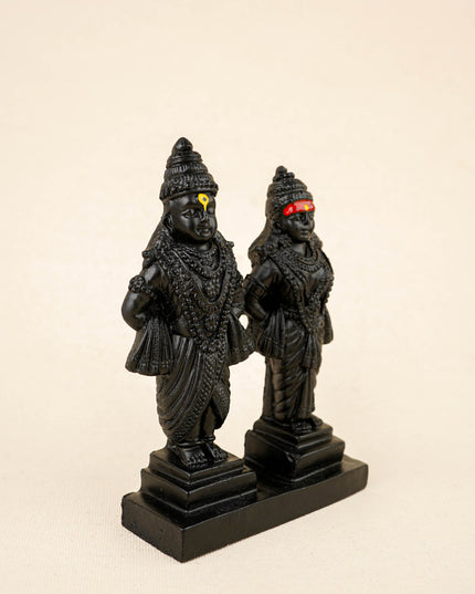 Polyresin Panduranga Rukmini Idol - 5 inch - WL3309