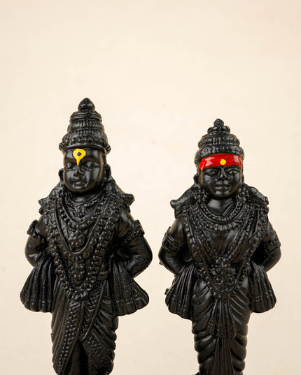 Polyresin Panduranga Rukmini Idol - 5 inch - WL3309