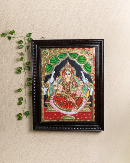 Tanjore Painting - Gajalakshmi - Semi Embossed - 24x18 inch - WL3391