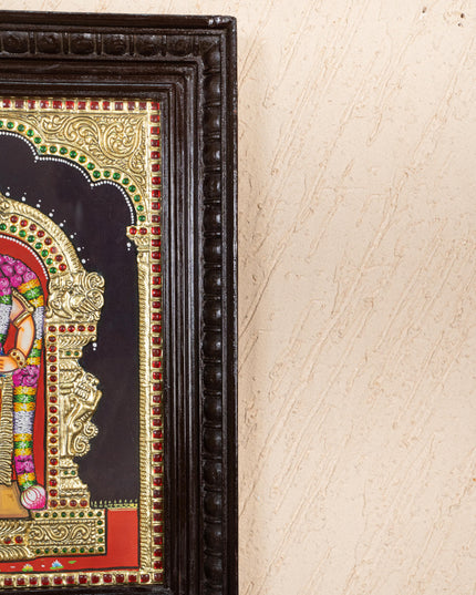 Tanjore Painting - Murugan - Flat (Gold Foil) - 15x12 inch - WL3581