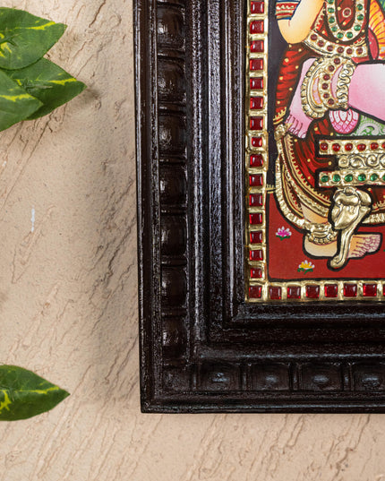 Tanjore Painting - Vithoba Krishna - Flat (Gold Foil) - 12x10 inch - WL3788