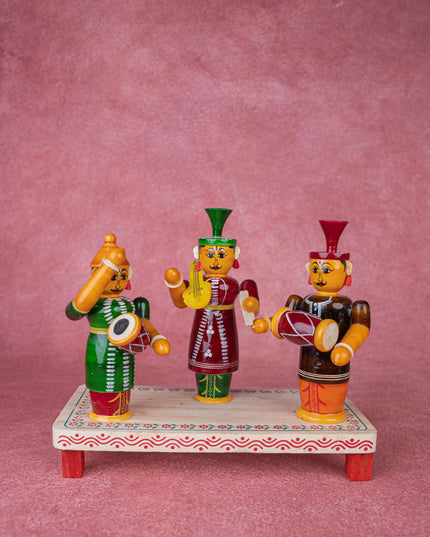Etikoppaka Toys - Musicians set of 3 - WL3820