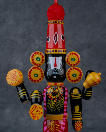 Etikoppaka Toy - Tirupathi Balaji - 13 inch - WL3822-1