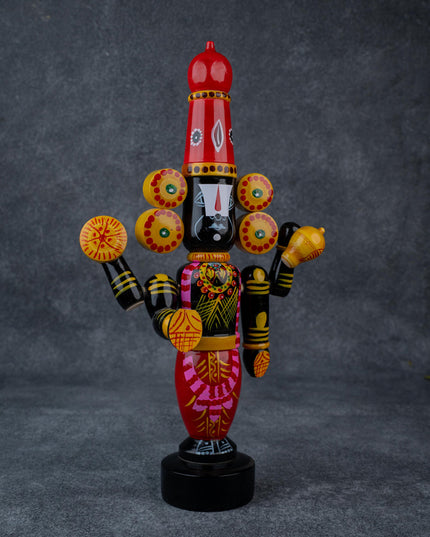 Etikoppaka Toy - Tirupathi Balaji - 13 inch - WL3822-1