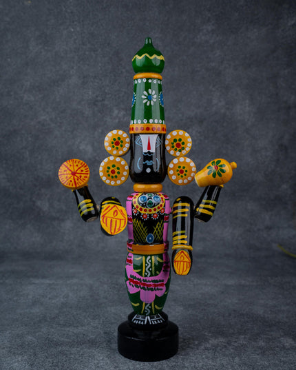 Etikoppaka Toy - Tirupathi Balaji - 13 inch - WL3822-1