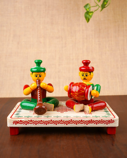 Etikoppaka Toys - Musicians set of 2 - WL3831