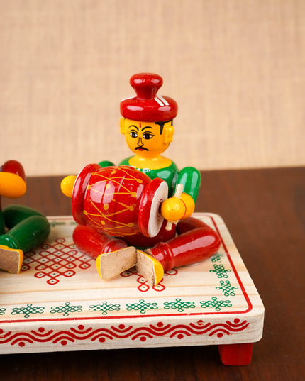 Etikoppaka Toys - Musicians set of 2 - WL3831