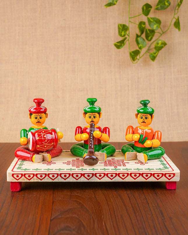 Etikoppaka Toys - Musicians set of 3 - WL3832