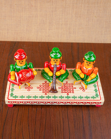Etikoppaka Toys - Musicians set of 3 - WL3832