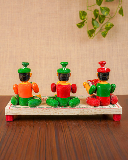 Etikoppaka Toys - Musicians set of 3 - WL3832