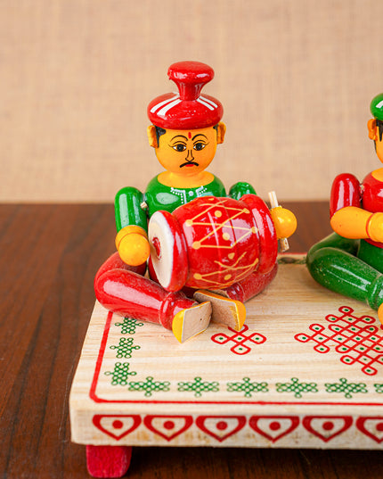 Etikoppaka Toys - Musicians set of 3 - WL3832