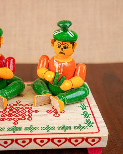 Etikoppaka Toys - Musicians set of 3 - WL3832