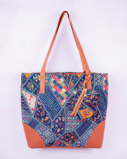 Faux Leather Hand Bag with Mini Coin Purse - WL3888