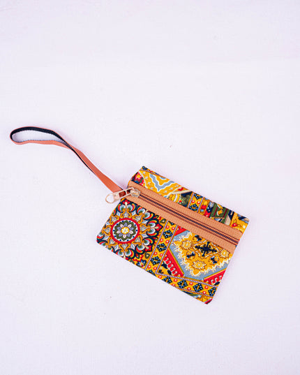 Faux Leather Hand Bag with Mini Coin Purse - WL3888