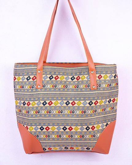 Faux Leather Hand Bag with Mini Coin Purse - WL3888