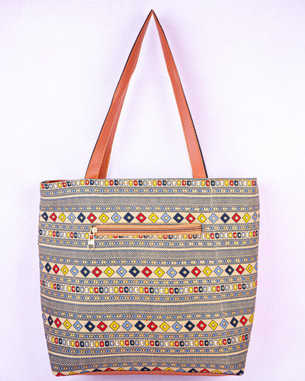 Faux Leather Hand Bag with Mini Coin Purse - WL3888