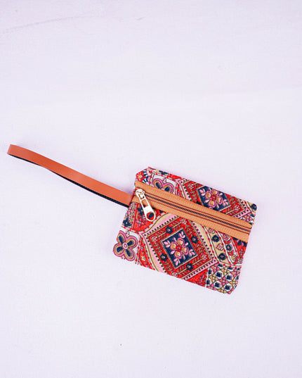 Faux Leather Hand Bag with Mini Coin Purse - WL3888