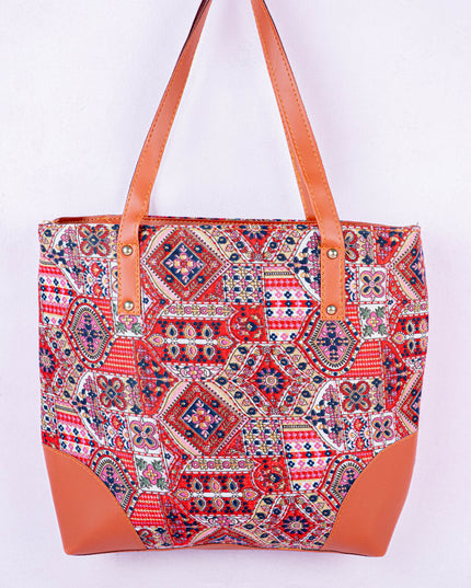 Faux Leather Hand Bag with Mini Coin Purse - WL3888