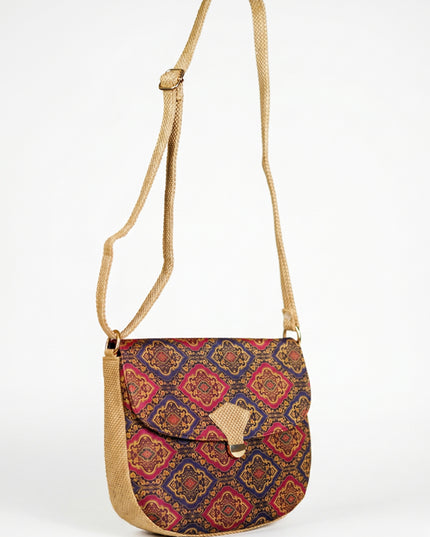 Fabric Sling Bag with Press Lock - WL3889