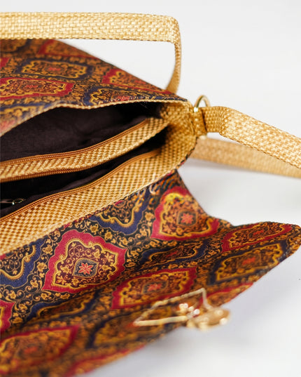 Fabric Sling Bag with Press Lock - WL3889