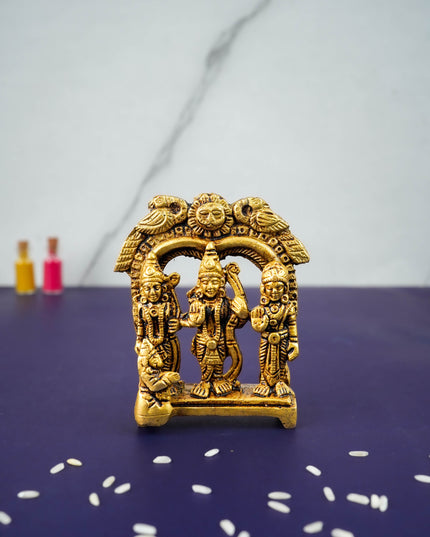 Brass Ram Darbar in Frame  - WL4149-1