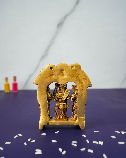 Brass Ram Darbar in Frame  - WL4149-1